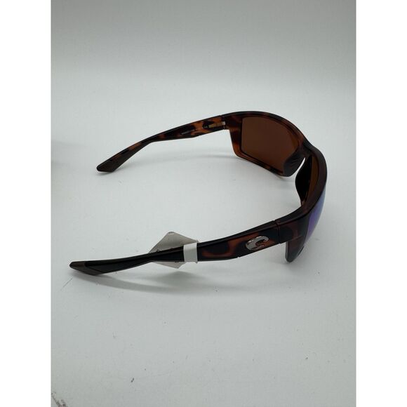 Costa Del Mar Reefton Polarized Sunglasses Tortoise /Green Mirror 580P New In Bx - Picture 6 of 11